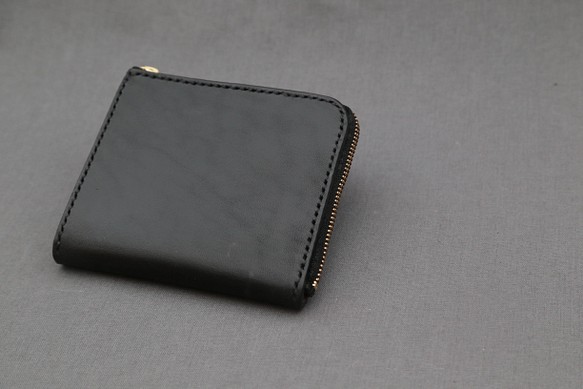 小さな財布　Small wallet Black 1枚目の画像