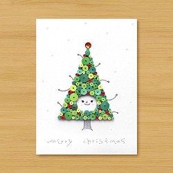 手工捲紙卡片：可愛魔幻點點聖誕 - 聖誕樹 第1張的照片