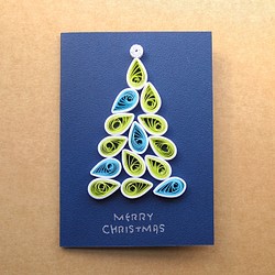 手工捲紙卡片：聖誕樹 J（聖誕卡、聖誕節） 第1張的照片