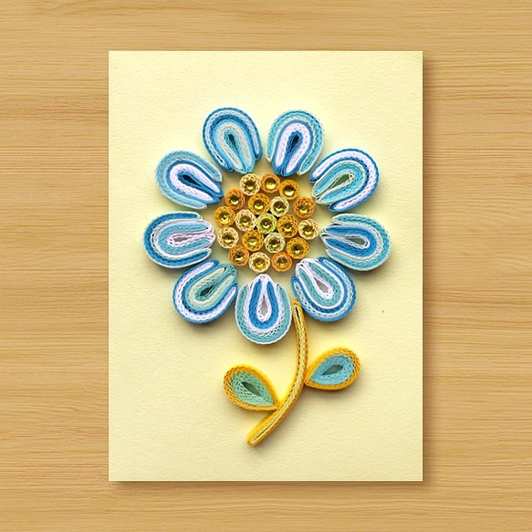手工捲紙卡片：Flower_C1（母親卡、感謝卡、情人卡、生日卡） 第1張的照片