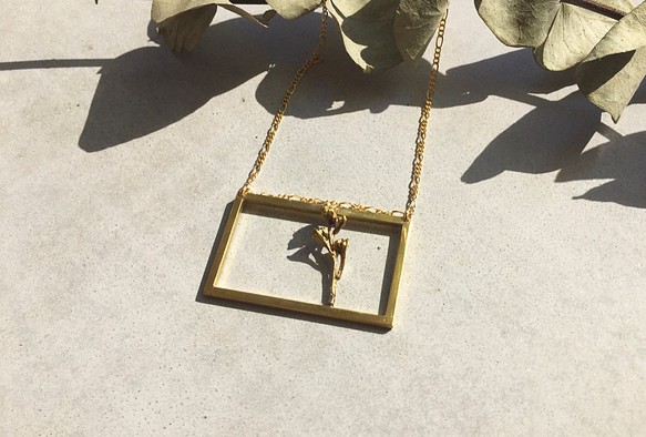 YANGYANG Frame Necklace / YANGYANG 植物園ネックレス gstaaddelivery