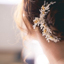 [ Leila ]手作飾品 婚禮 新娘髮飾 第1張的照片