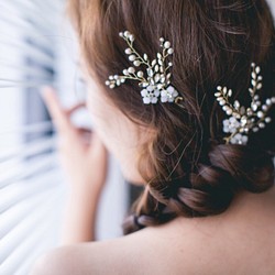 [ Mamie ]手作飾品 婚禮 新娘髮飾 第1張的照片