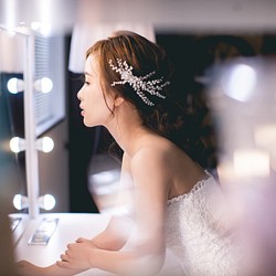 [ Selena]手作飾品 婚禮 新娘髮飾  珍珠 第1張的照片