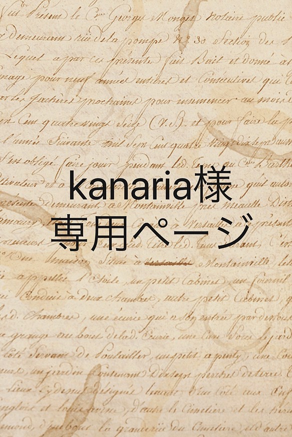 kanaria様専用ページ 1枚目の画像