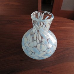ガラス花器：Flower ブルーパラダイス 1枚目の画像