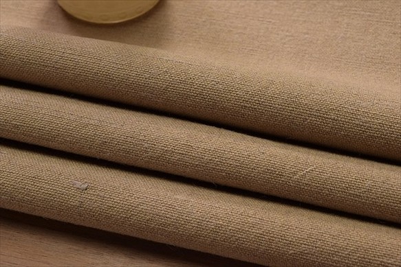 [黃麻帆布] Corchorus膠囊棉混紡/9號帆布面料/日本製造/摩卡米色/稍難 第1張的照片