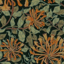 [moda]Moda/金銀花/William Morris/cotton sheeting fabric/black 第1張的照片
