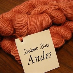 【デビーブリス】輸入毛糸/アンデス(Andes)/オレンジみのピンク/コーラル 1枚目の画像
