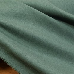 [棉麻帆布面料]棉亞麻/單色/日本製造/綠色 第1張的照片