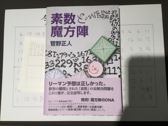 22春夏新作 ブルーアース 正２０面体 単位ベクトル ３０本 素数と魔方陣セット