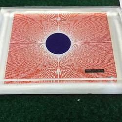 ペーパーウエイトオブジェ３5g 自然数nの正体  8ｍｍアクリル板製 7×5cm 1枚目の画像