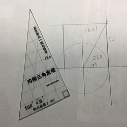 円積問題を解決した究極のデザイン 円積三角定規&コンパスセット 1枚目の画像