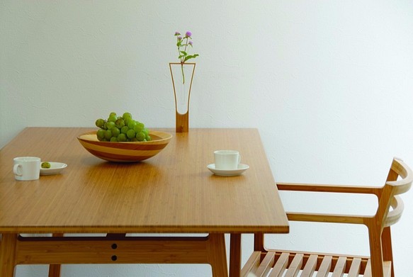 日本人気超絶の 竹素材のシンプルなダイニングテーブル幅180cm 一点ずつ手仕上げ 送料無料 木材ダイニングテーブル Www Ronatec Com Br