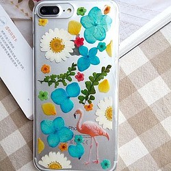 夏のフラミンゴの花の電話ケース、iPhone7、iPhone8、パート2 1枚目の画像