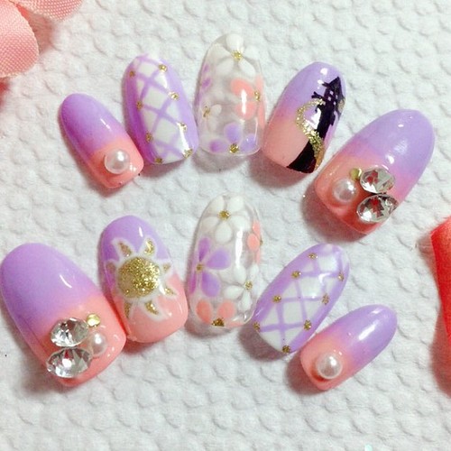 ジェル ラプンツェルネイルチップ ネイルチップ ネイルシール N Nail 通販 Creema クリーマ ハンドメイド 手作り クラフト作品の販売サイト