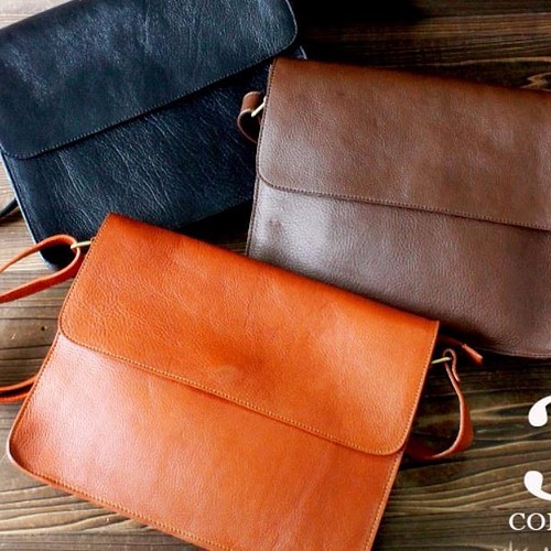 送料無料 本革 レザーショルダーバッグ メッセンジャーバッグ メンズ Mensleather 通販 Creema クリーマ ハンドメイド 手作り クラフト作品の販売サイト