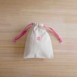 【Q-cute】小束口袋系列-土星-加字/客製化 第1張的照片