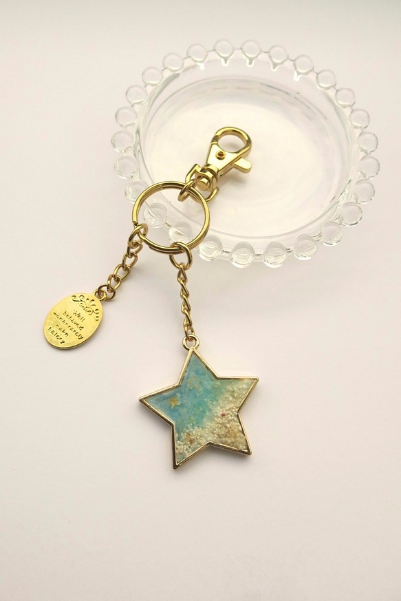 海洋星星吊飾/鑰匙圈 第1張的照片