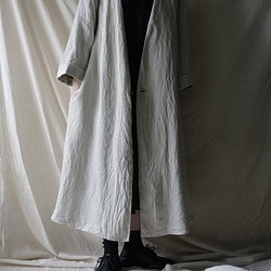 linen coat Origin 亞麻家居外套（原色） 第1張的照片