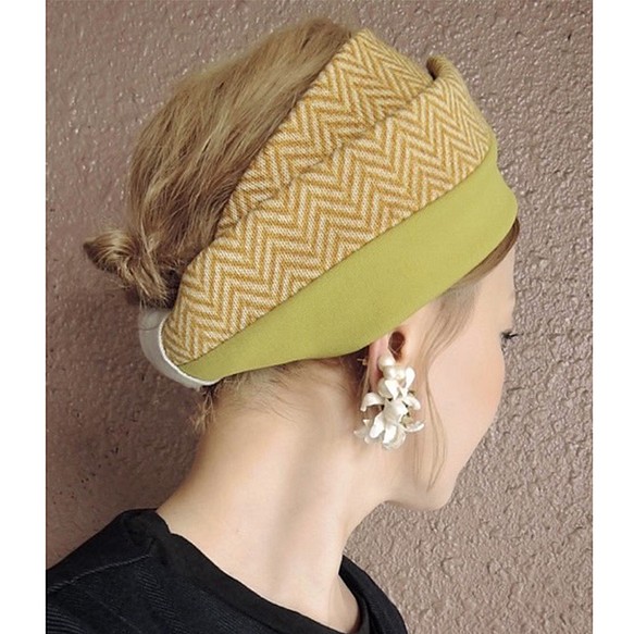 RATA ❤️“蓬鬆❤️針織頭巾”❤️黃色 第1張的照片