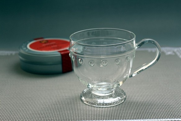 手作りガラスのティーカップ 2 1枚目の画像