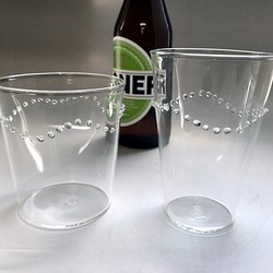 手作りガラスのタンブラーグラス 2（2点セット） 1枚目の画像