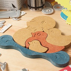 【幼兒益智玩具】彩色環保木板┇疊疊小鴨 第1張的照片