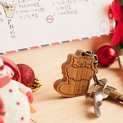 【聖誕節禮物】可愛鑰匙圈┇聖誕襪子 第1張的照片