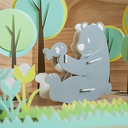 【益智立體拼圖】可愛動物系列┇小熊灰灰 第1張的照片