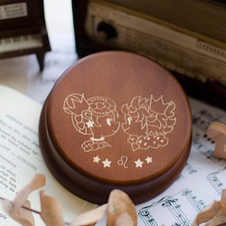 【生日禮物、紀念禮物、聖誕禮物】十二星座 獅子座┇音樂盒 第1張的照片