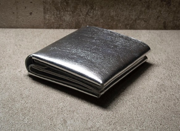 人とかぶらない財布をお求めの方へ Short Wallet v1.5 Silver 【受注製作】 1枚目の画像