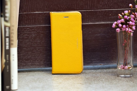 特價25%OFF- iPhone 6/6S / 4.7吋 神秘系列皮革保護套- 小鴨黃 第1張的照片