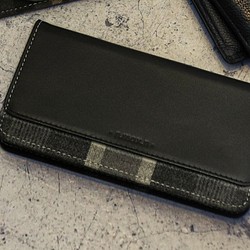 特價20%OFF- iPhone7 iPhone8 PLUS/5.5吋 手帳系列層疊款皮革保護套 - 雅緻黑 第1張的照片