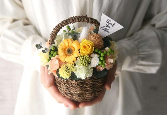 ガーベラの Flower basket (S) 1枚目の画像