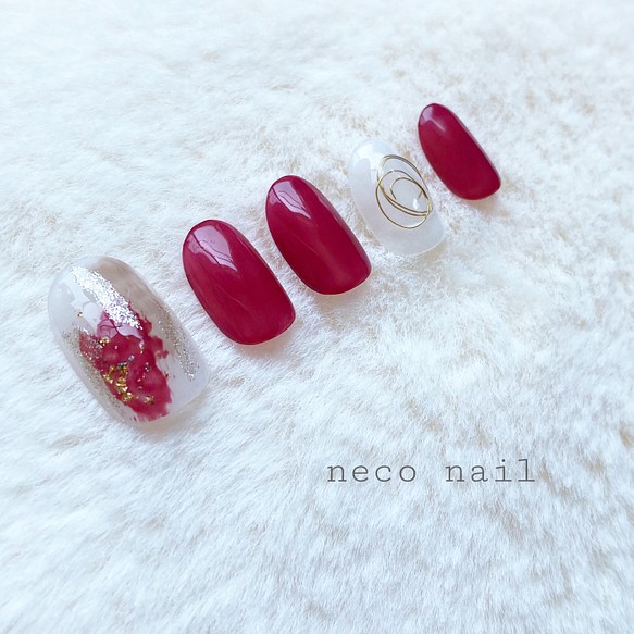 No 78 シアーレッド 赤ネイル ワイヤー ネイルチップ 送料無料 ネイルチップ ネイルシール Neco Nail Jewelry 通販 Creema クリーマ ハンドメイド 手作り クラフト作品の販売サイト