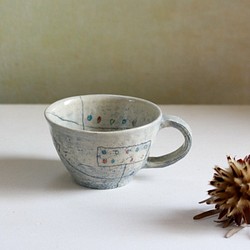 コーヒーカップ「クレヨン」A 1枚目の画像