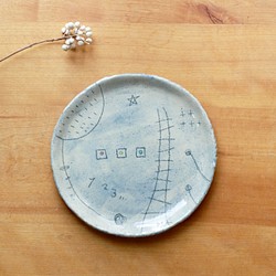 7寸プレート皿「クレヨン」 1枚目の画像
