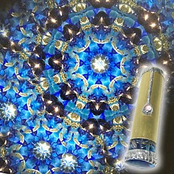 天然石の万華鏡 mikks『Drop しずく/J-2』オイル華鏡【誕生日】【クリスマス】【ギフト】【お祝い】 1枚目の画像