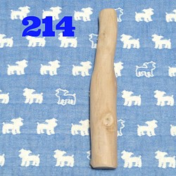 214.犬のおもちゃ犬用、かじり木梨の木、あまがみ対策、歯固め、小さめ中型犬向き 1枚目の画像