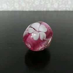 とんぼ玉　桜(桃色) 1枚目の画像