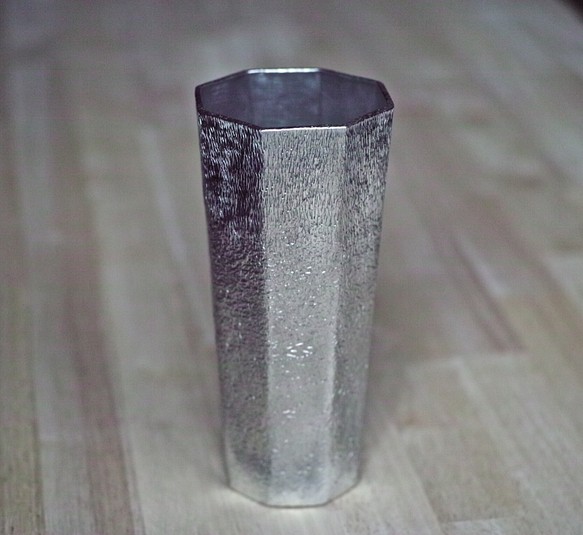 錫製　タンブラー(八面） 1枚目の画像