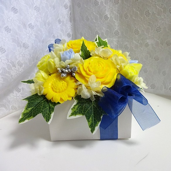 傘寿 米寿のお祝いに 石鹸彫刻 香る花のアレンジメント Lancasterdentistry Net