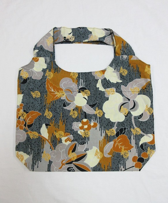 ギテンゲショッピングバッグ　‐アフリカの布ギテンゲで作ったショッピングバッグ（21GSB06） 1枚目の画像