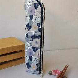 山茶花防水餐具袋(韓國防水布)生日 交換禮物 第1張的照片