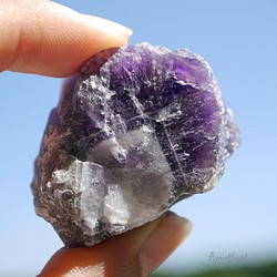 天然石アメジスト(ブラジル産)原石約53g約38×39×30mm紫水晶ラフロック 