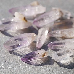 天然石ベラクルスアメジスト(メキシコ・ベラクルス州産)合計約8g詰め合わせ ミニ紫水晶結晶[ver-190116-01] 1枚目の画像