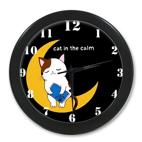 猫キャラクターブランド Cat In The Calm 壁掛け時計 掛け時計 置き時計 Hassi 通販 Creema クリーマ ハンドメイド 手作り クラフト作品の販売サイト