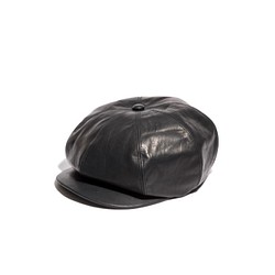 カウ レザー ビッグ シルエット キャスケット 帽子 メンズ COW LEATHER CASKET(16AWS-005) 1枚目の画像