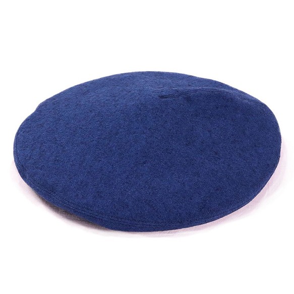 使用棉布的軍事貝雷帽 M 藍色 (18SSN-013) 第1張的照片